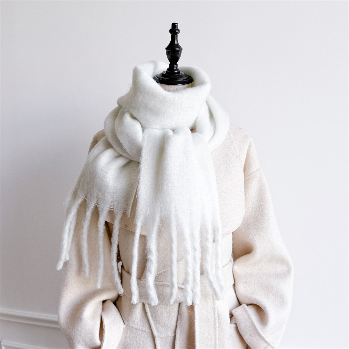 20*200cm Solid Color Thick War - đánh giá và giá Cashmere Pashmina Wrap