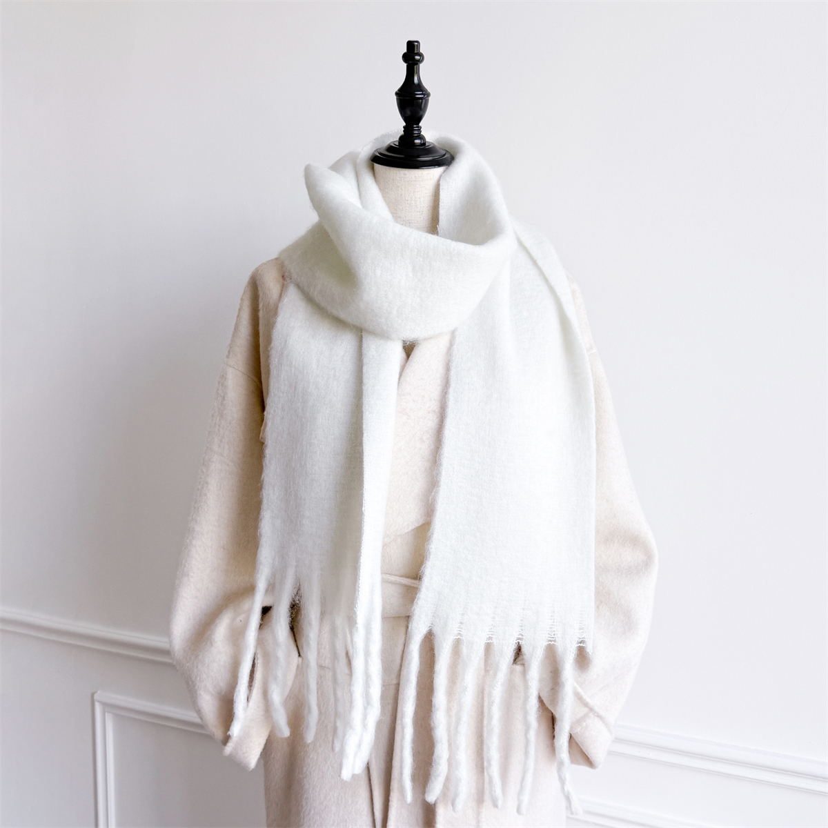 20*200cm Solid Color Thick War - đánh giá và giá Cashmere Pashmina Wrap