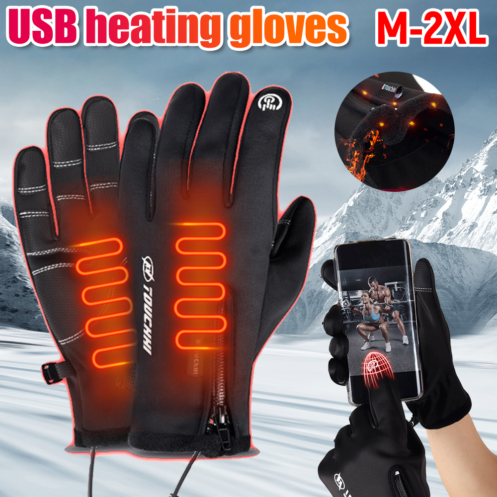Winter Ski USB Heated Gloves T - đánh giá và giá Touch Screen Gloves