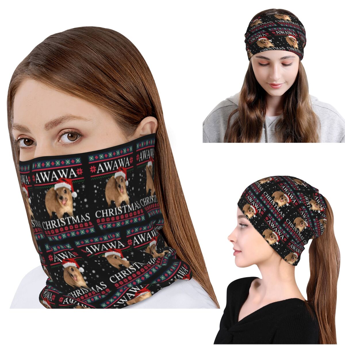 Rock Hyrax Merry Christmas Ugl - đánh giá và giá Knit Beanie Hat Warm