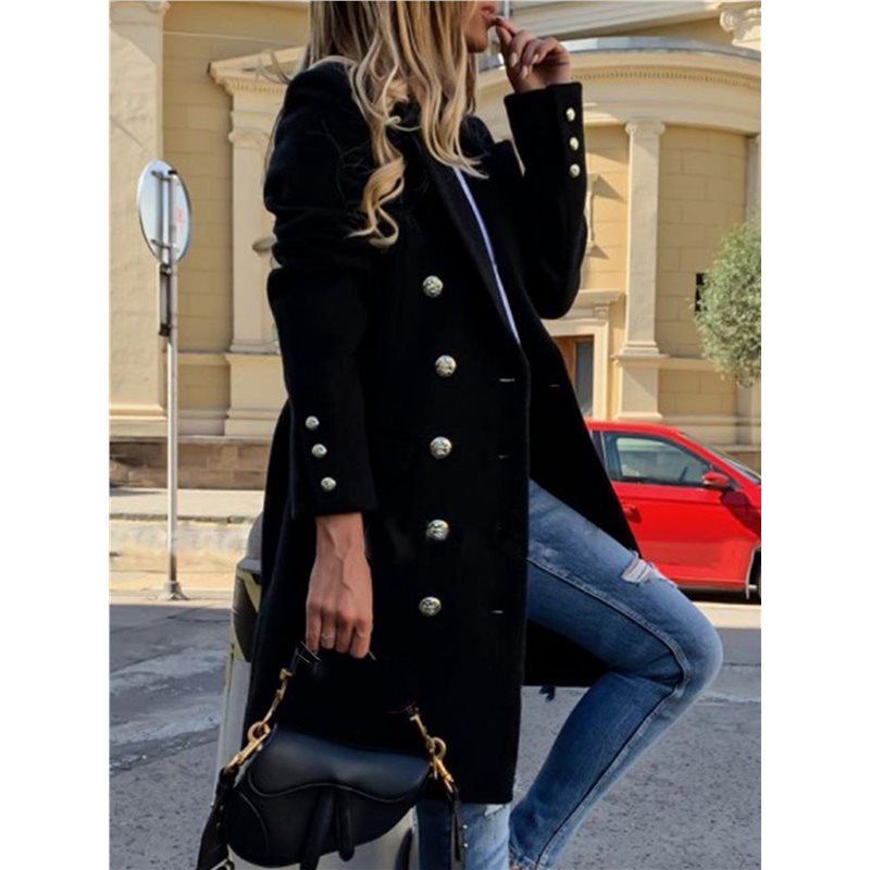 A24F-Women Fall Winter Wool Co - đánh giá và giá Wool Coat Peacoat