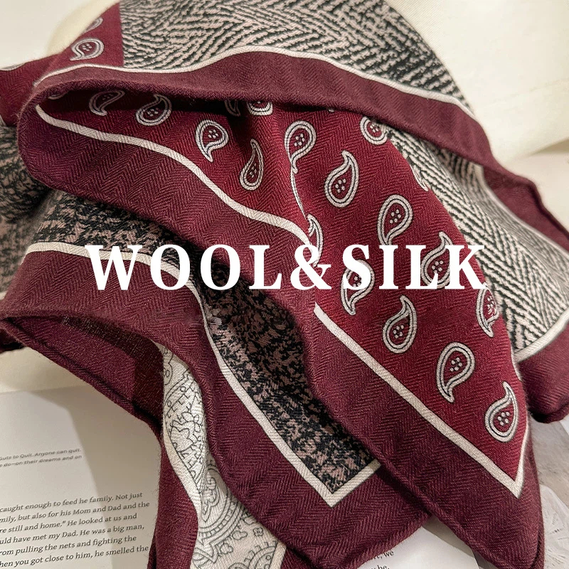2026 Winter Luxury Designer Sc - đánh giá và giá Wool Scarf Men