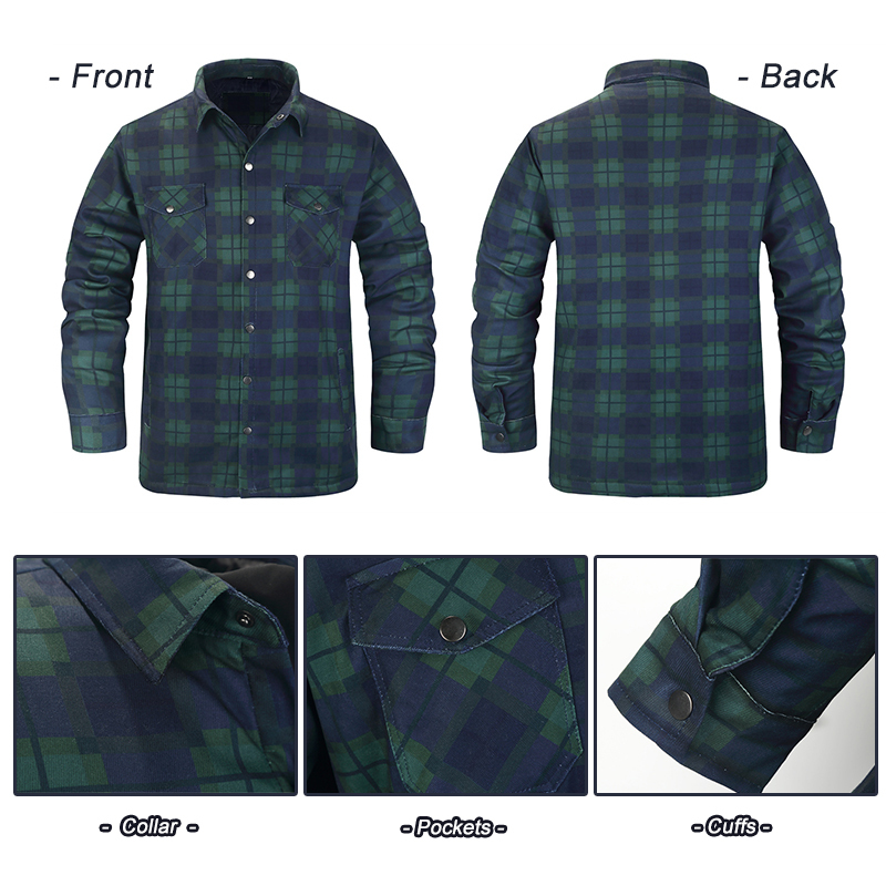 Winter Plaid Shirts For Mens T - đánh giá và giá Flannel Shirt Lined