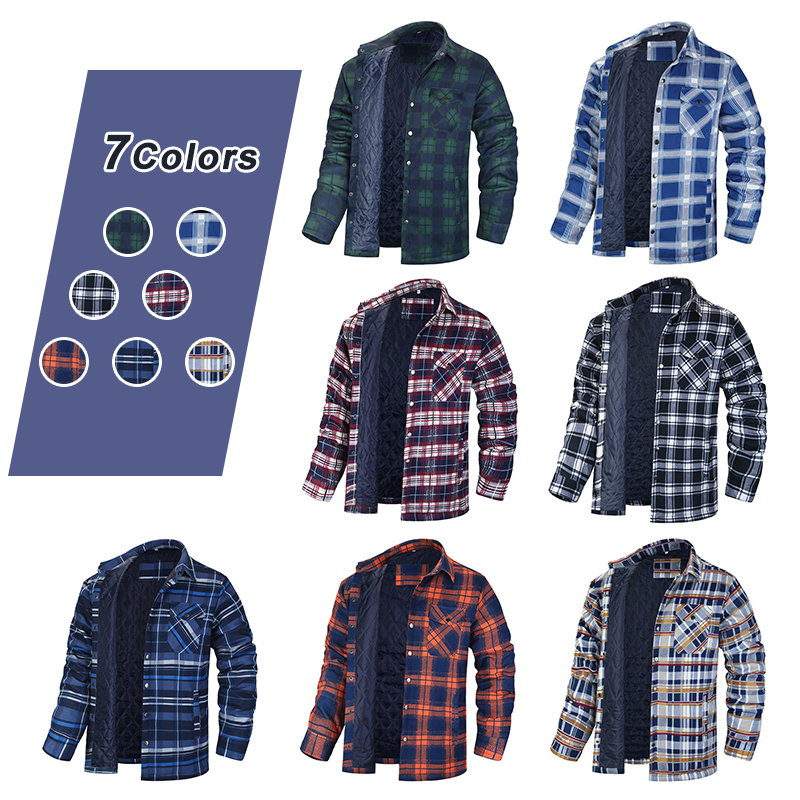 Winter Plaid Shirts For Mens T - đánh giá và giá Flannel Shirt Lined