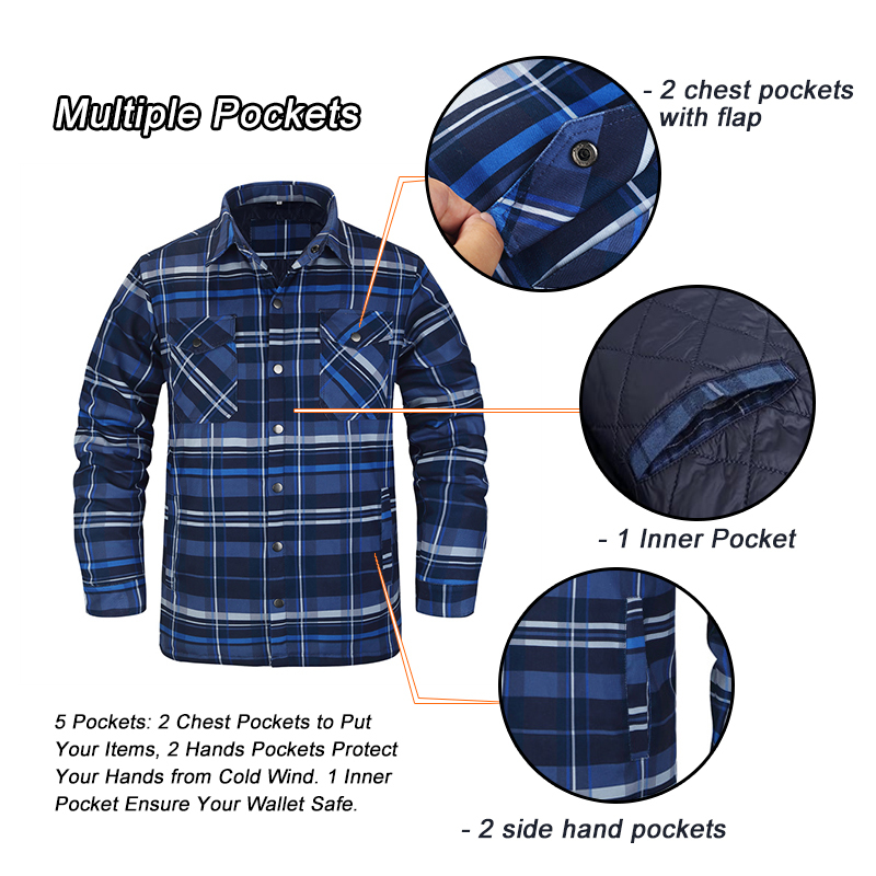 Winter Plaid Shirts For Mens T - đánh giá và giá Flannel Shirt Lined