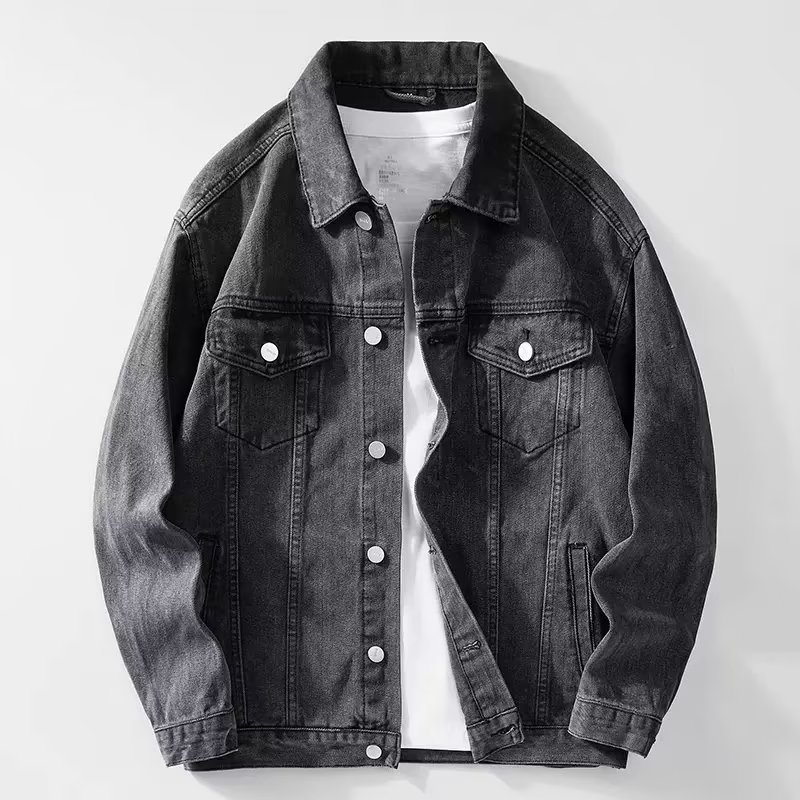 Denim Jacket Men  Single Breas - đánh giá và giá Down Jacket Packable