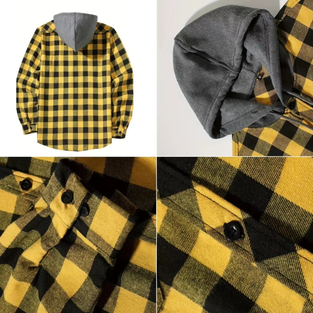 Men's Business Spring And Autu - đánh giá và giá Flannel Shirt Lined