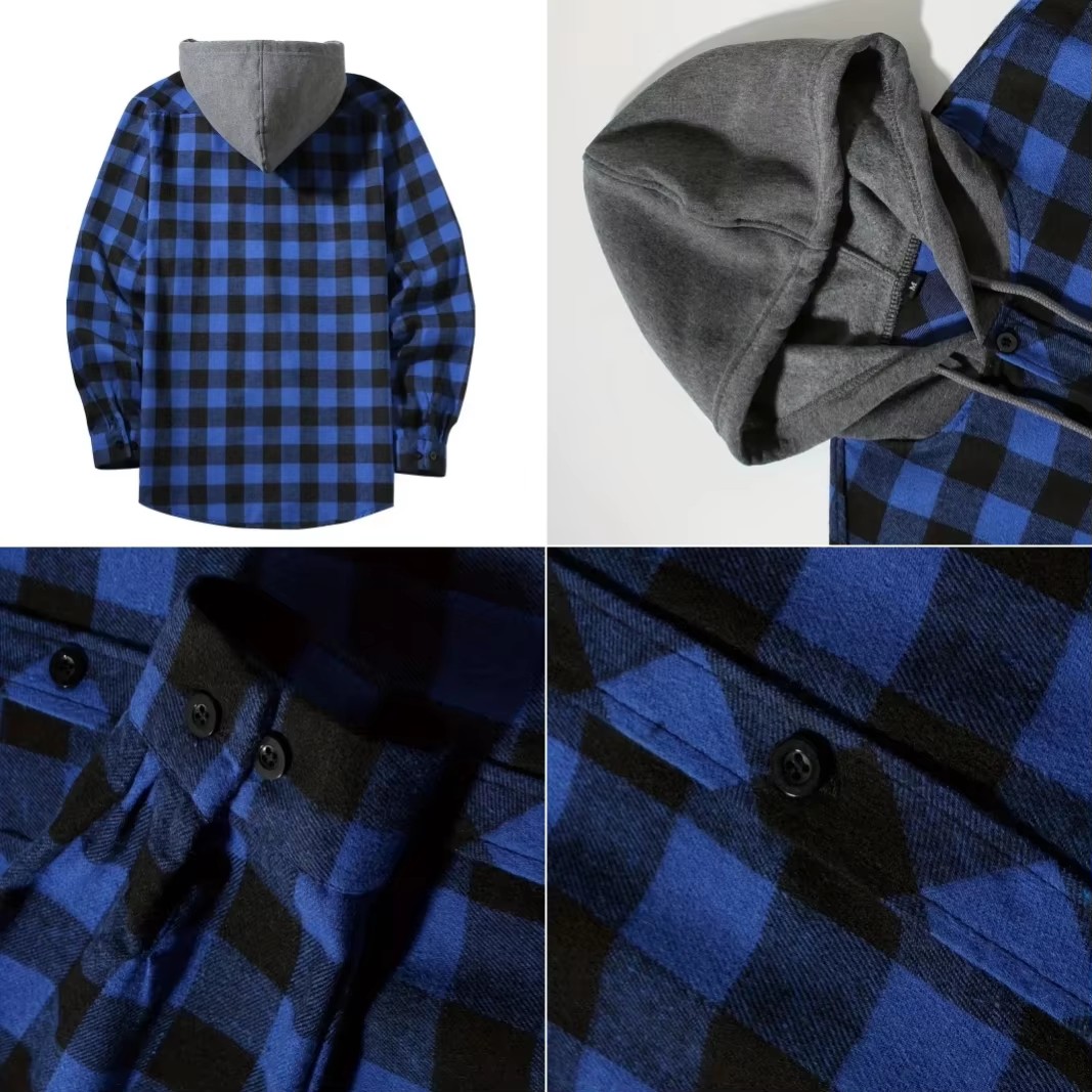 Men's Business Spring And Autu - đánh giá và giá Flannel Shirt Lined