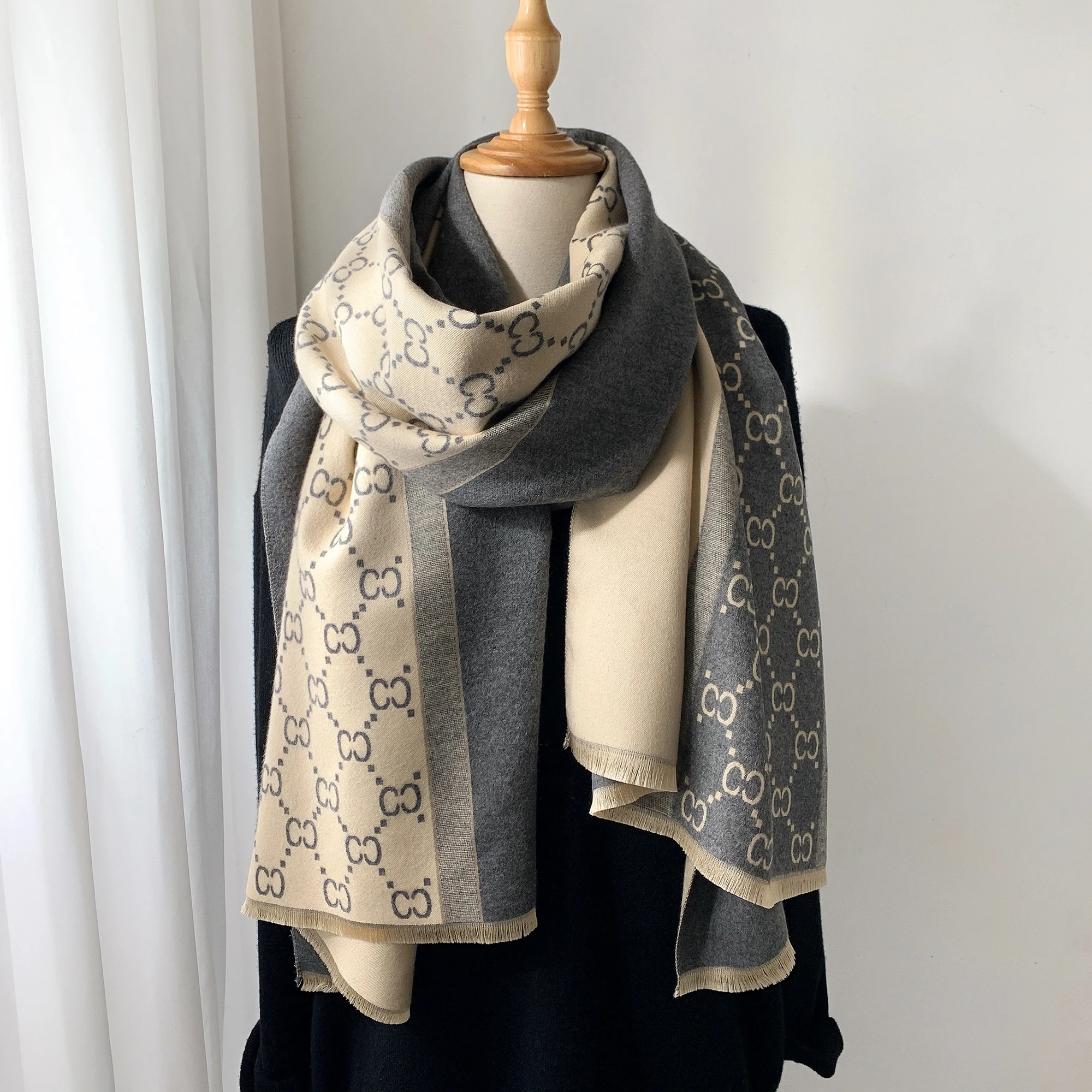 2025 Autumn and Winter New Eur - đánh giá và giá Wool Scarf Men