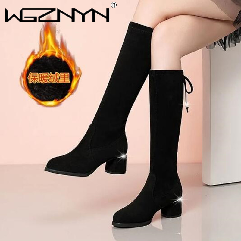 Women Autumn Winter Black Knee - đánh giá và giá Waterproof Winter Boot