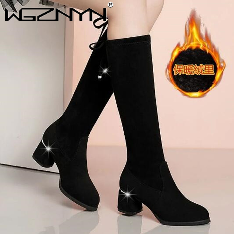 Women Autumn Winter Black Knee - đánh giá và giá Waterproof Winter Boot