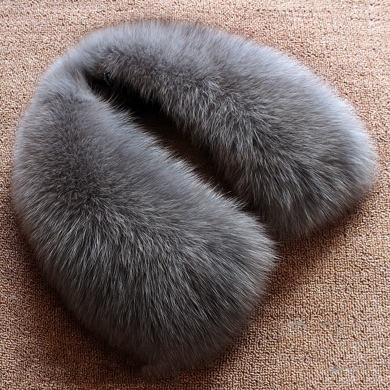 Real wool collar whole fur fox - đánh giá và giá Wool Scarf Men