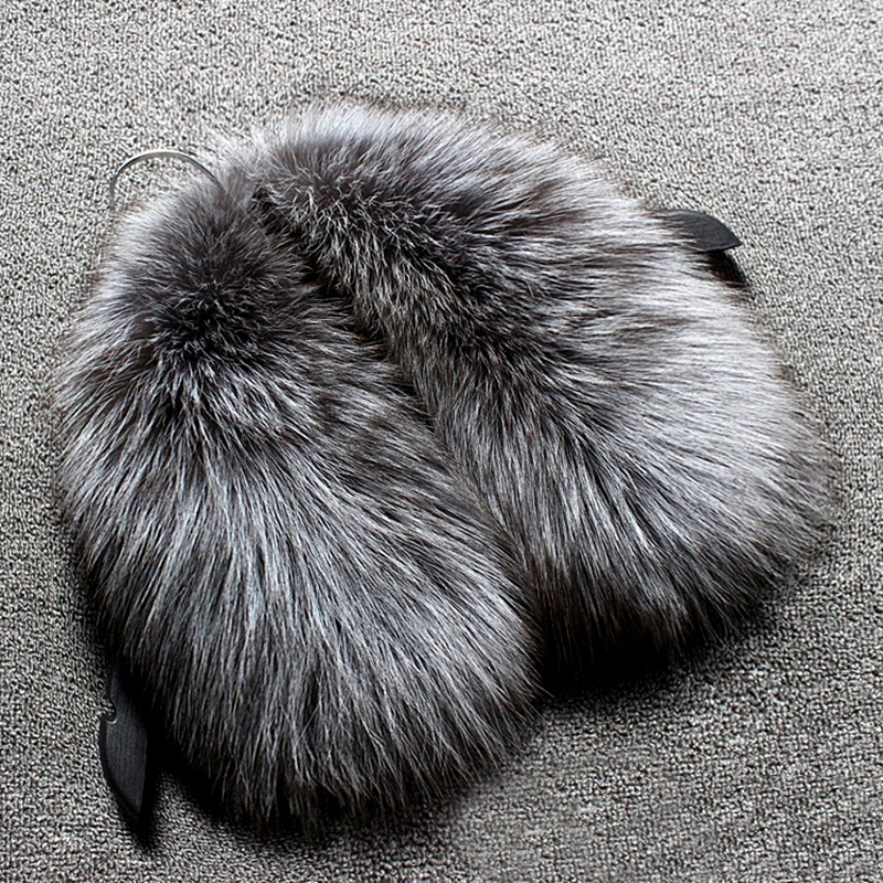 Real wool collar whole fur fox - đánh giá và giá Wool Scarf Men