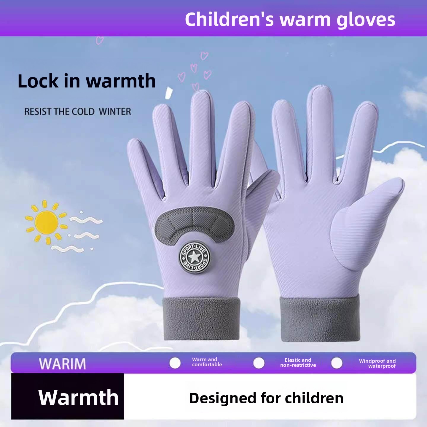 Children's Ski Gloves Winter W - đánh giá và giá Snow Glove Insulated