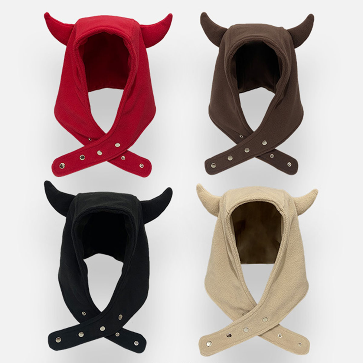 Japan Yabi Cute Devil Ears Cow - đánh giá và giá Knit Beanie Hat Warm