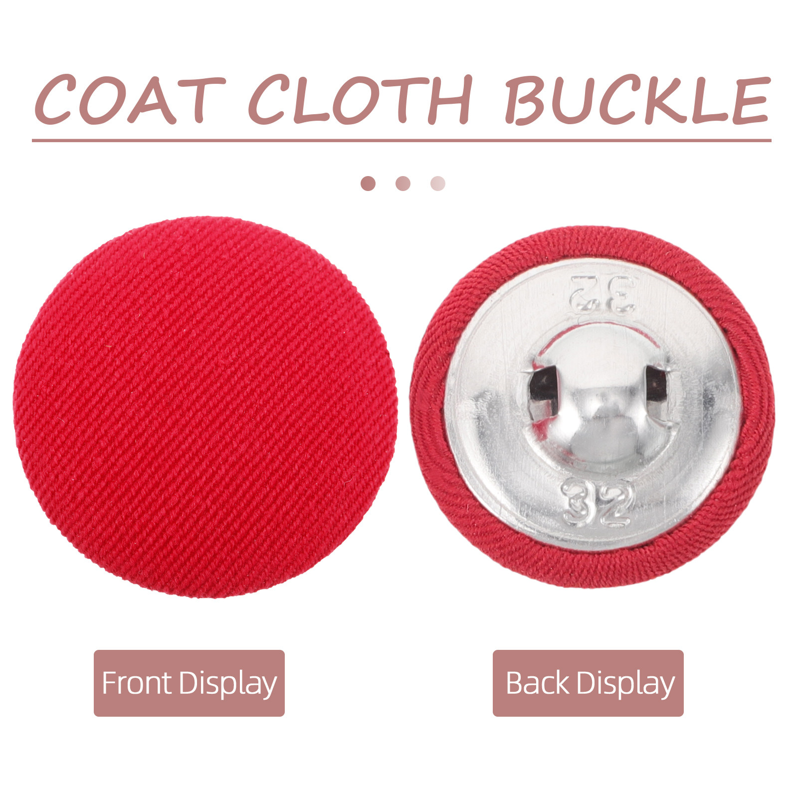 20Pcs Round Cloth Covered Butt - đánh giá và giá Wool Coat Peacoat