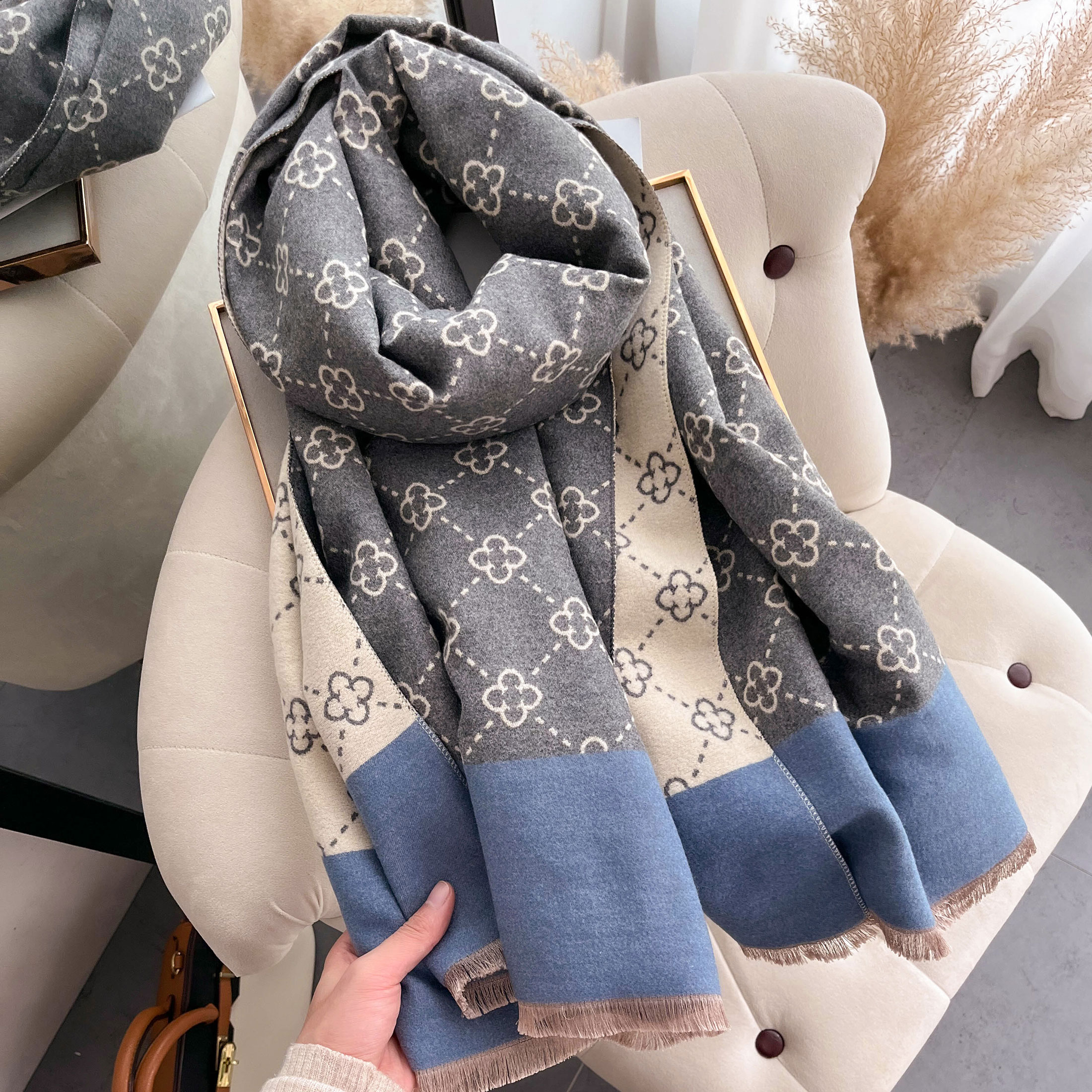 NEW Luxury Winter Thick Warm S - đánh giá và giá Wool Scarf Men