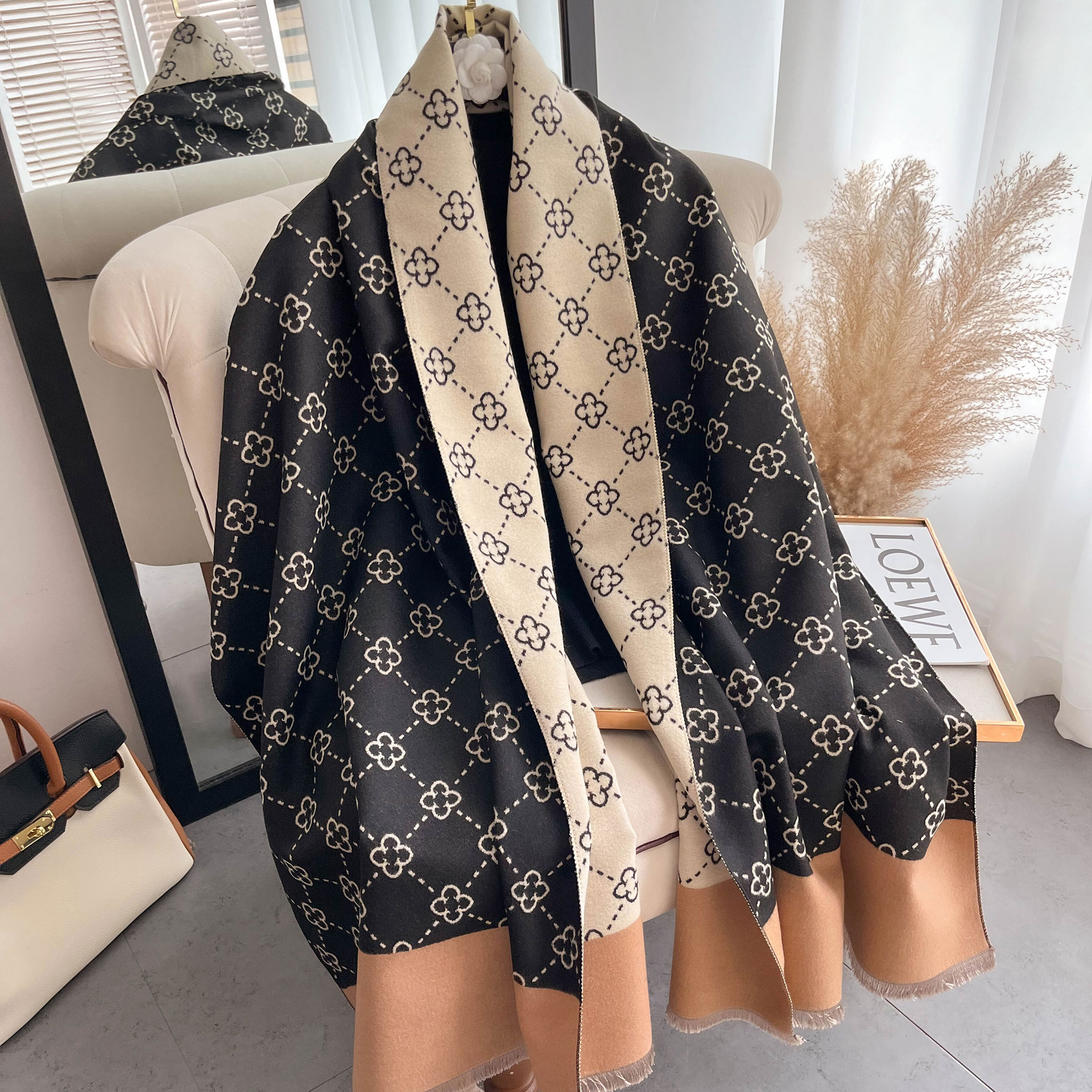 NEW Luxury Winter Thick Warm S - đánh giá và giá Wool Scarf Men