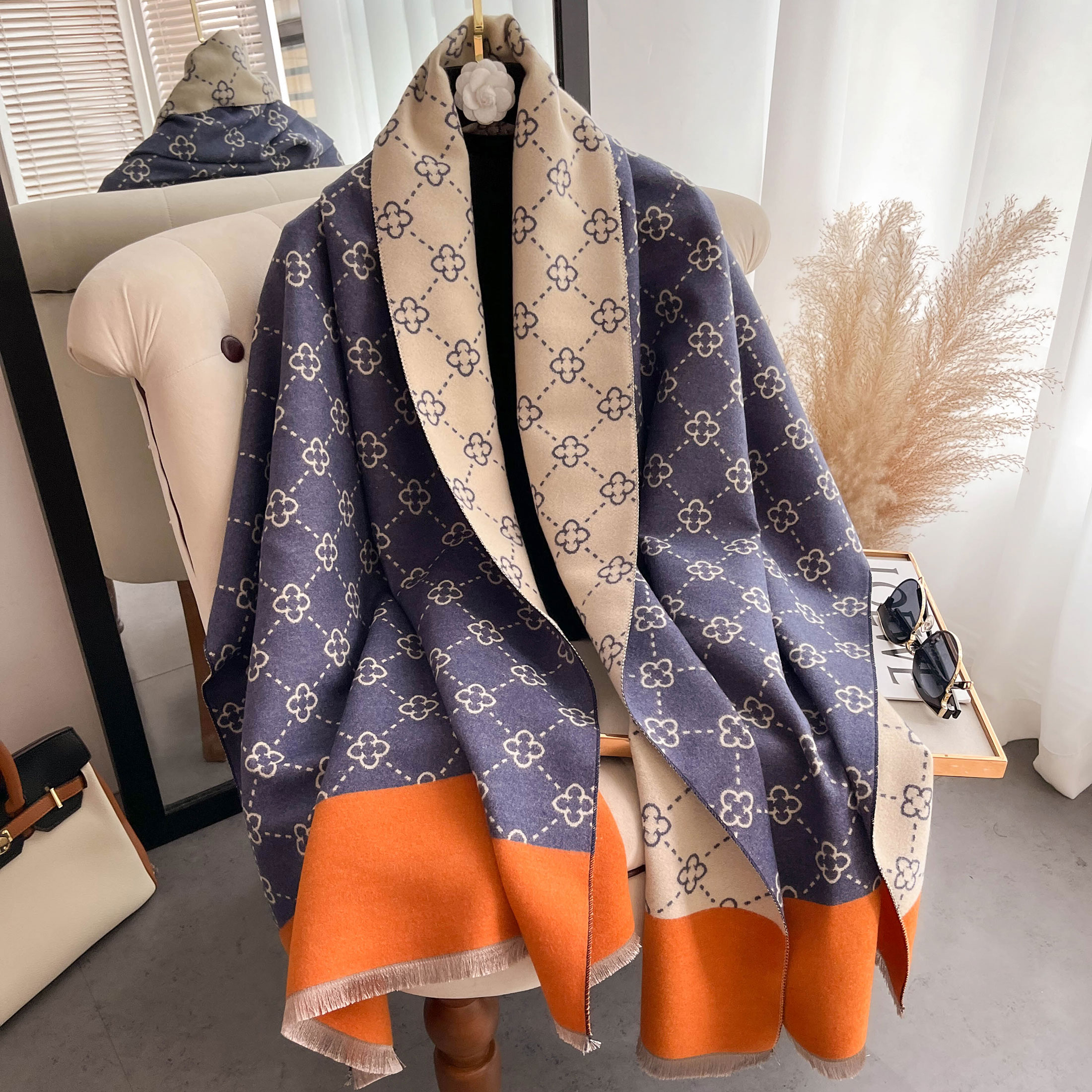NEW Luxury Winter Thick Warm S - đánh giá và giá Wool Scarf Men