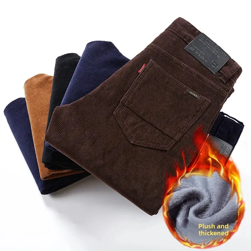 Thickened Fleece Lined Corduro - đánh giá và giá Corduroy Pant Warm