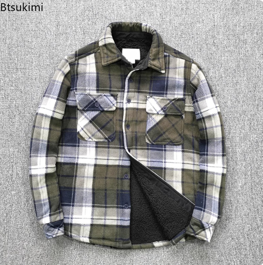 Mens Winter Fleece Linend Warm - đánh giá và giá Flannel Shirt Lined