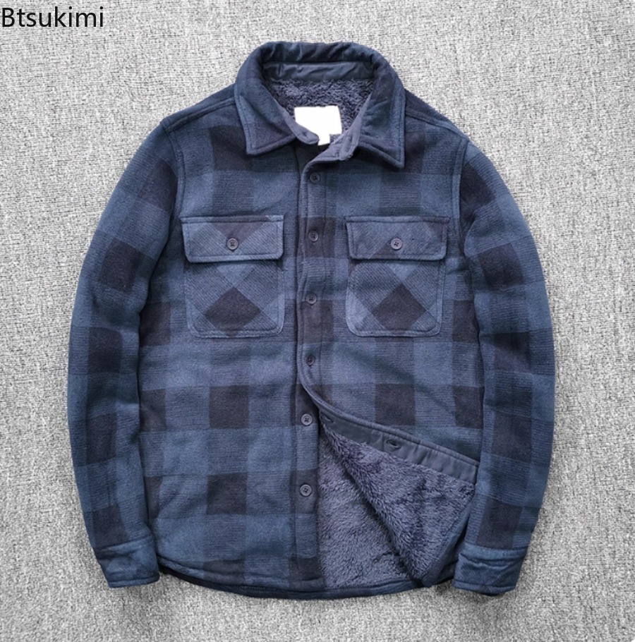 Mens Winter Fleece Linend Warm - đánh giá và giá Flannel Shirt Lined