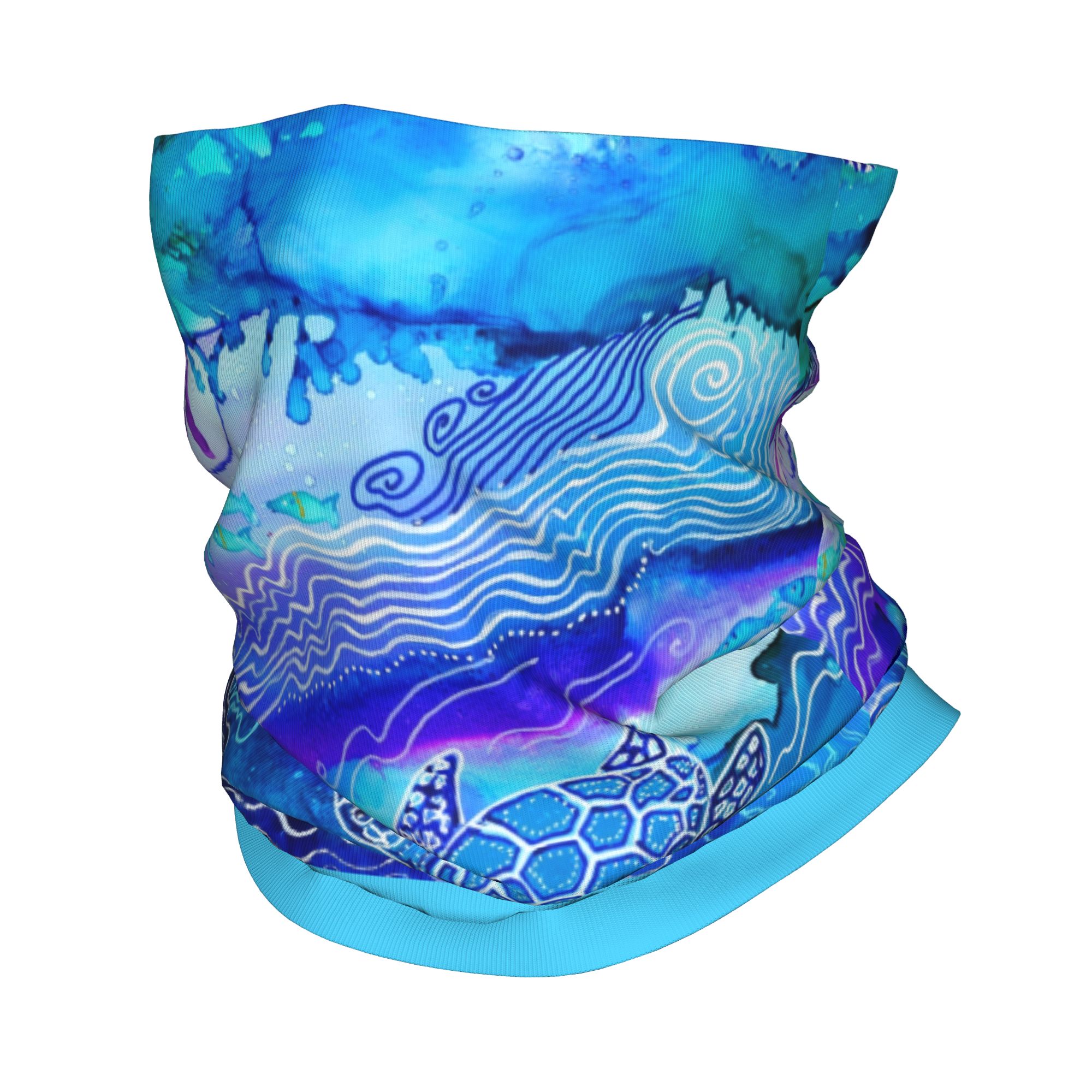 Custom Ocean Turtle Dive Winte - đánh giá và giá Neck Gaiter Fleece