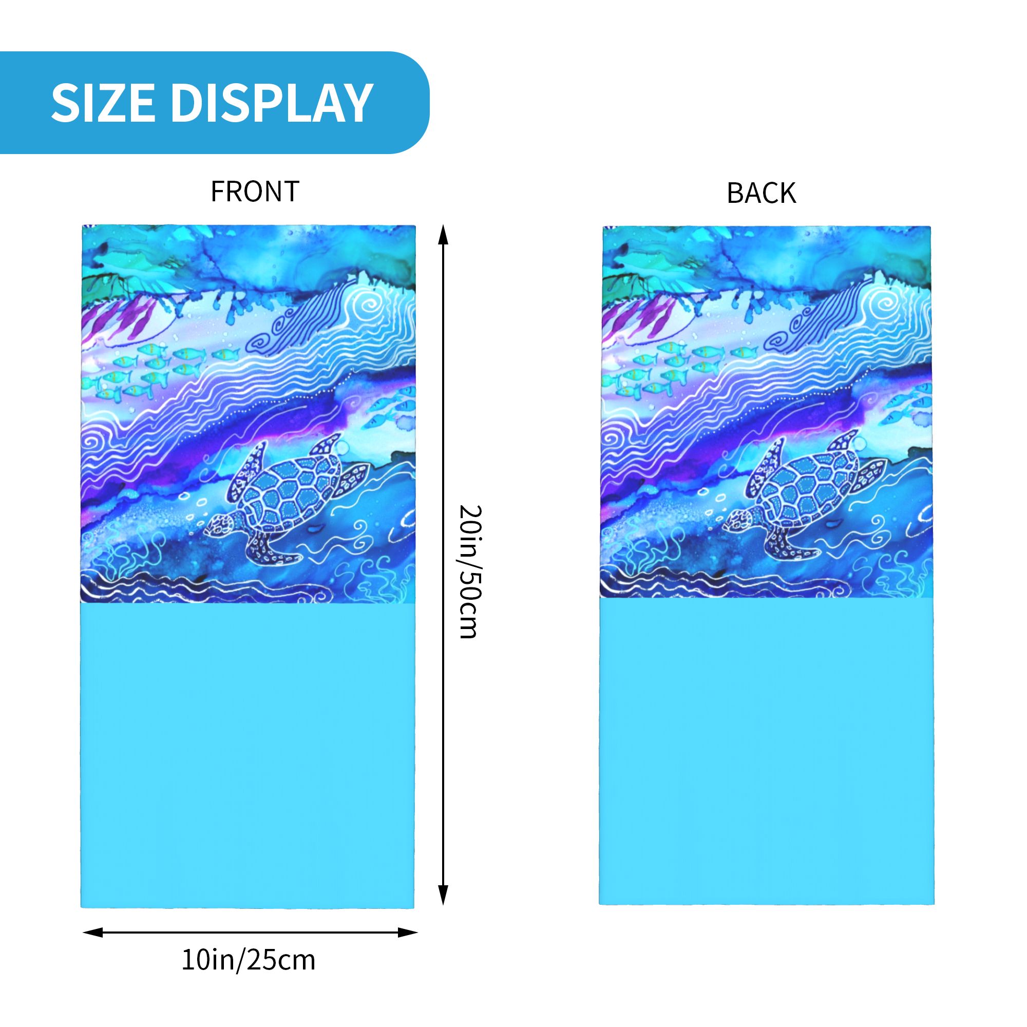 Custom Ocean Turtle Dive Winte - đánh giá và giá Neck Gaiter Fleece