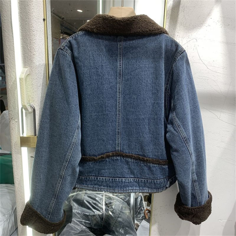 Thickened Denim Winter Coat Co - đánh giá và giá Down Jacket Packable