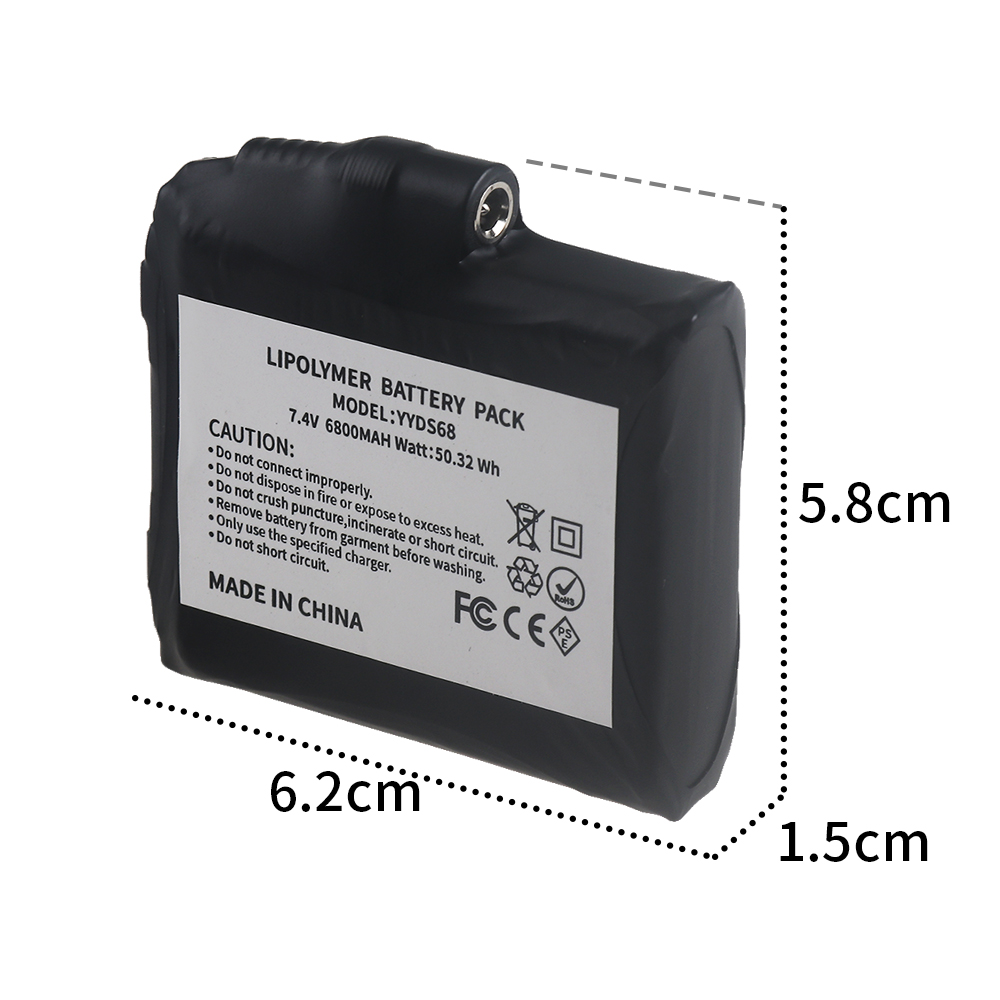 1-8Pcs Heated Gloves Battery 7 - đánh giá và giá Heated Vest Battery