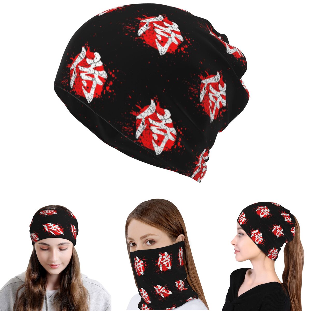 Japanese Bushido Samurai Chara - đánh giá và giá Knit Beanie Hat Warm