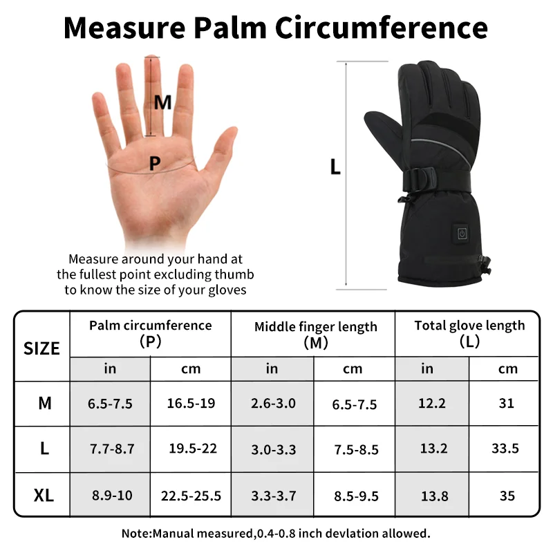 USB Rechargeable Heated Motorc - đánh giá và giá Touch Screen Gloves