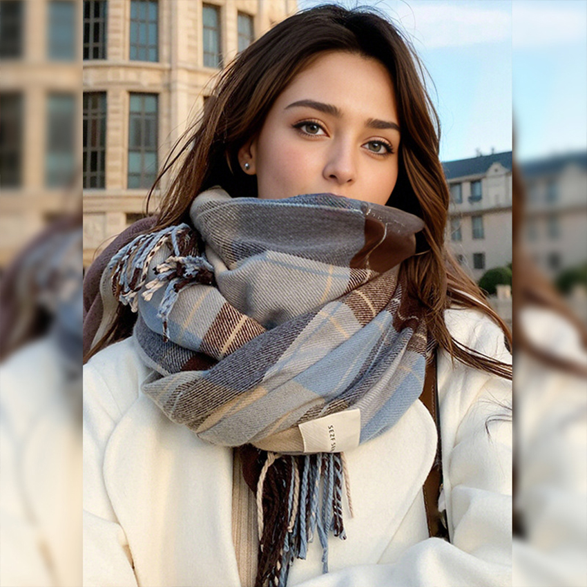 1 pc Fashionable and warm Brit - đánh giá và giá Wool Scarf Men
