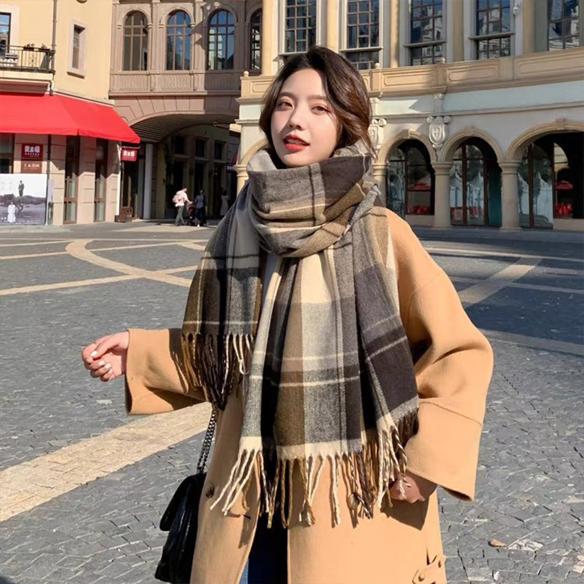 1 pc Fashionable and warm Brit - đánh giá và giá Wool Scarf Men