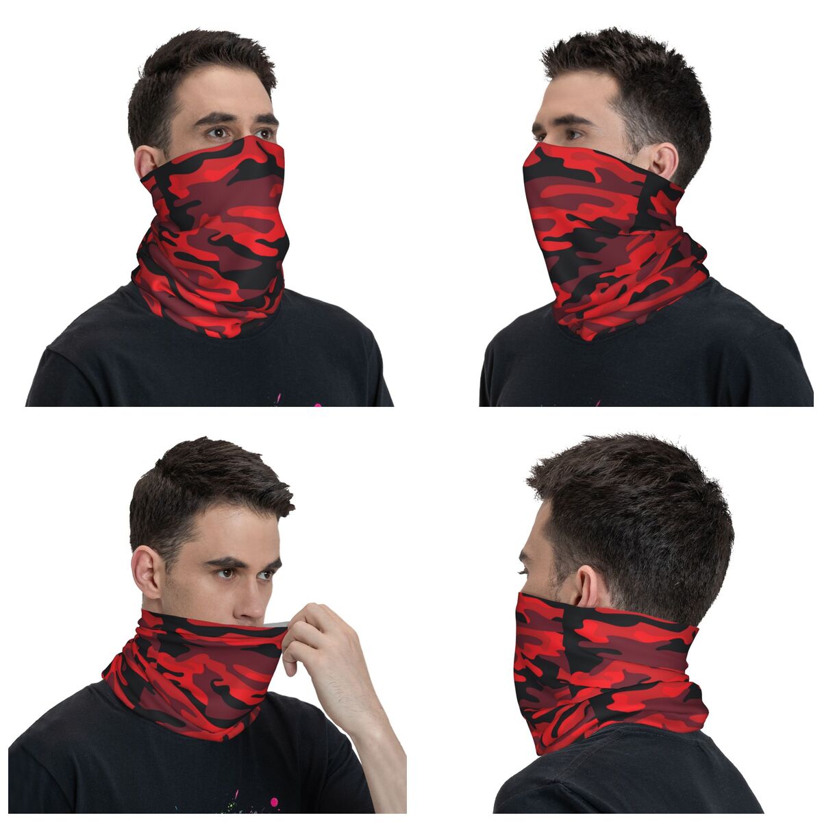 Militaryy Red Camouflage Banda - đánh giá và giá Neck Gaiter Fleece